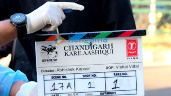 On The Sets Of The Movie Chandigarh Kare Aashiqui