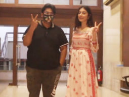 Divya Khosla Kumar and Milap Zaveri spotted at Vile Parle Gallery