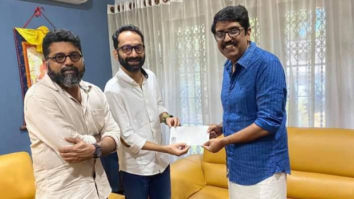 Fahadh Faasil hands over Rs 10 lakhs from the profit of C U Soon to Film Employees Federation of Kerala
