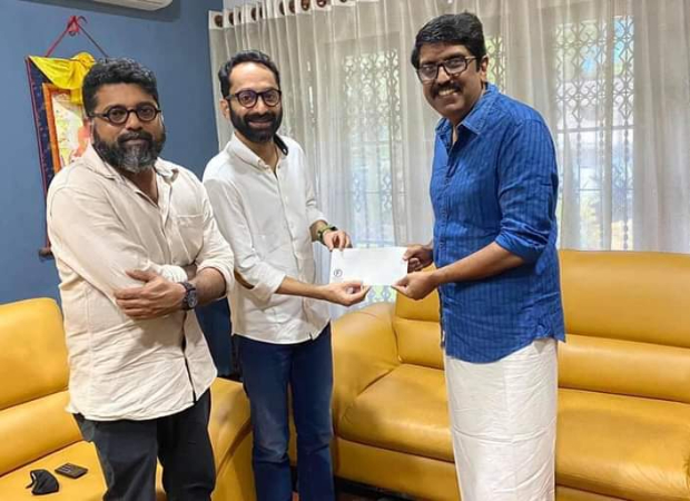 Fahadh Faasil hands over Rs 10 lakhs from the profit of C U Soon to Film Employees Federation of Kerala