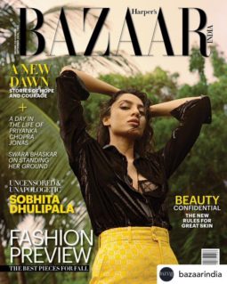 Sobhita Dhulipala On The Covers Of Harper's Bazaar