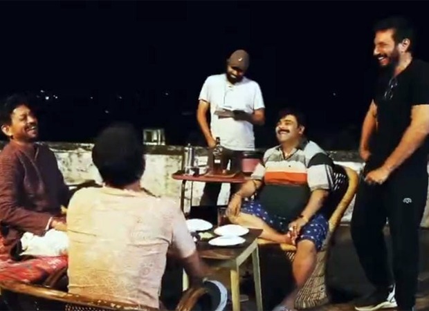 Homi Adajania remembers Irrfan Khan by sharing behind the scenes video with Kiku Sharda & Deepak Dobriyal from Angrezi Medium