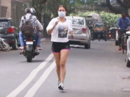 Malaika Arora spotted jogging in Bandra