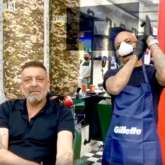 Sanjay Dutt is back in Mumbai from Dubai; gets a new hairdo for his next