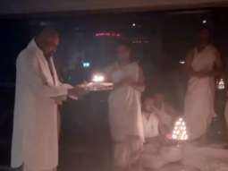 Sanjay Dutt performs puja on Dussehra, Maanayata Dutt pens a heartfelt post after his recovery