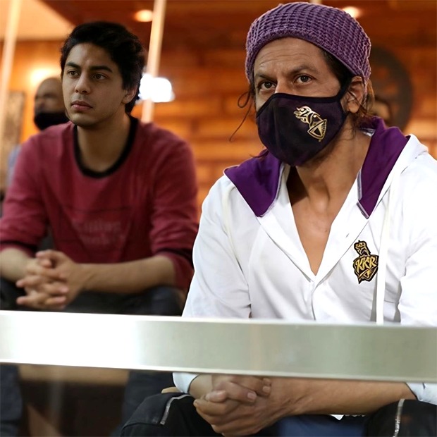 Shah Rukh Khan and Aryan Khan spotted watching IPL match in Dubai as Royal Challengers Bangalore crush Kolkata Knight Riders 