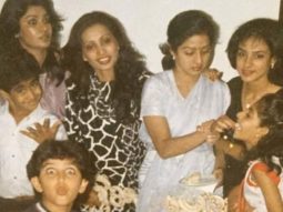 This throwback picture of Hrithik Roshan being a goof around Sridevi will brighten your day!