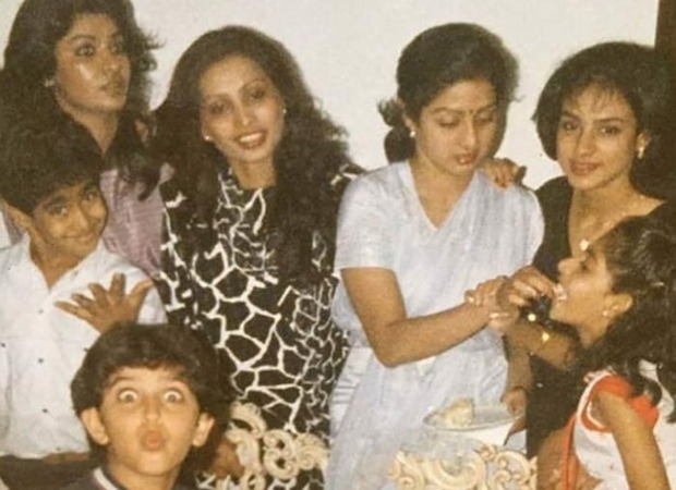 This throwback picture of Hrithik Roshan being a goof around Sridevi will brighten your day!