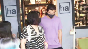 Vijay Devarkonda and Charmi Kaur spotted at Hakim Alim salon Bandra