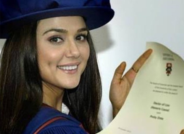Preity Zinta shares picture with her honorary doctorate certificate; reveal why she does not use doctor in her name 