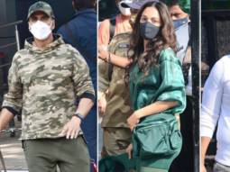 Akshay Kumar, Kiara Advani, Tusshar Kapoor and Shabina Khan spotted at Kalina Airport