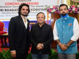 Ali Fazal joins the felicitation of COVID warriors held by Maharashtra Governor Bhagat Singh Koshyari at Raj Bhawan