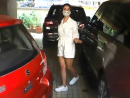 Alia Bhatt spotted at Dubbing studio in Bandra