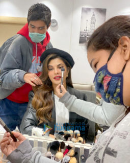 On the sets of the movie Bhoot Police