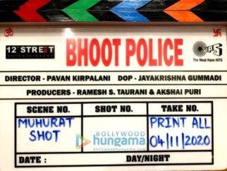 On The Sets From The Movie Bhoot Police