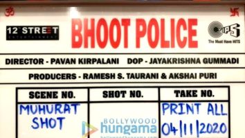 On The Sets From The Movie Bhoot Police