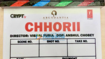 On the sets of the movie Chhorii