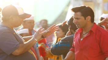 On The Sets Of The Movie Coolie No. 1