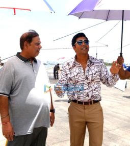 On The Sets Of The Movie Coolie No. 1