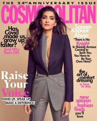 Sonam Kapoor Ahuja On The Covers Of Cosmopolitan