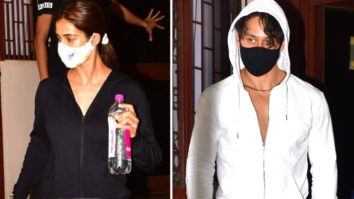 Disha Patani and Tiger Shroff snapped at dubbing studio