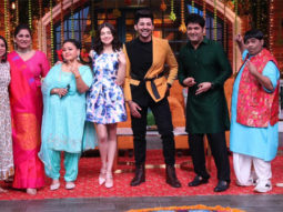 Divya Khosla Kumar and Darshan Raval at The Kapil Sharma Show