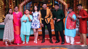 Divya Khosla Kumar and Darshan Raval at The Kapil Sharma Show