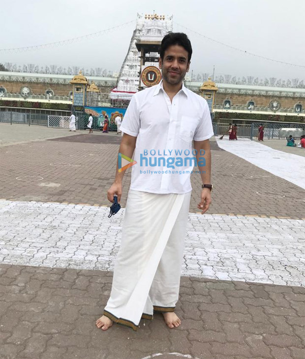 EXCLUSIVE: Ahead of Akshay Kumar's Laxmii release, producer Tusshar Kapoor seeks blessings at Tirupati Balaji