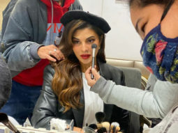 Jacqueline Fernandez shares a sneak peek of her look from the sets of Bhoot Police