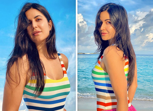 Katrina Kaif is a sight to behold in a rainbow swimsuit in Maldives Katrina Kaif is a sight to behold in a rainbow swimsuit in Maldives
