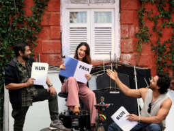 Kun Faya Kun: Harshvardhan Rane, Sanjeeda Shaikh & Kushan Nandy paint a happy picture on the sets of the film