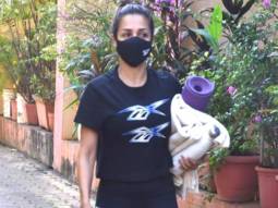 Malaika Arora spotted at Diva Yoga Bandra