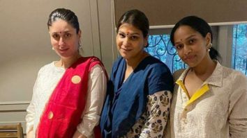 Mom-to-be Kareena Kapoor Khan looks beautiful in ethnic dress, enjoys pre-Diwali get-together with Masaba Gupta, mom Babita