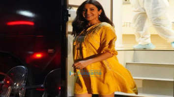 Photos: Mommy-to-be Anushka Sharma is all smiles as she heads for shoot