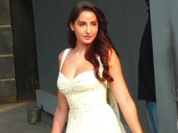 Nora Fatehi and Lara Dutta spotted at Pooja Films Juhu