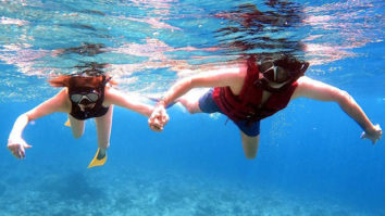 PICTURES: Kajal Aggarwal and Gautam Kitchlu go snorkeling on their honeymoon