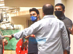 Photos: Abhishek Bachchan snapped at a dubbing studio in Juhu