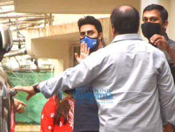 Photos: Abhishek Bachchan snapped at a dubbing studio in Juhu