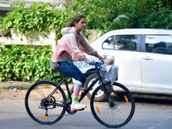 Photos: Aisha Sharma spotted cycling in Bandra