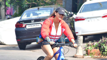 Photos: Aisha Sharma spotted cycling in Bandstand