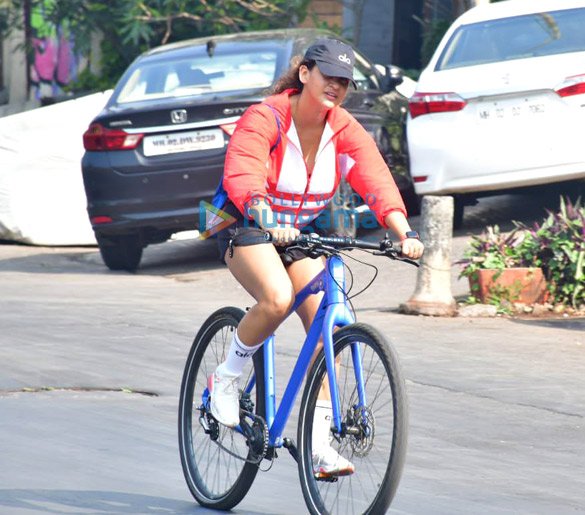 Photos: Aisha Sharma spotted cycling in Bandstand