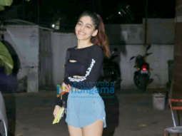 Photos: Alaya F snapped at her dance class in Andheri