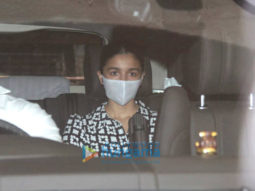 Photos: Alia Bhatt snapped outside a dubbing studio in Bandra