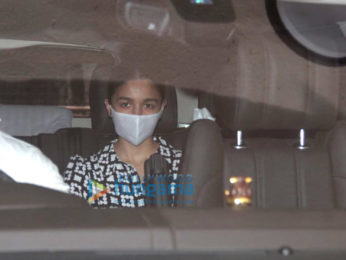 Photos: Alia Bhatt snapped outside a dubbing studio in Bandra