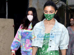 Photos: Alia Bhatt spotted with sister and mom in Bandra