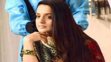 Photos: Ameesha Patel snapped during a photo shoot for the brand Ahuja Agarbatti