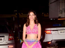 Photos: Ananya Panday, Chunky Pandey and others spotted at Diwali party