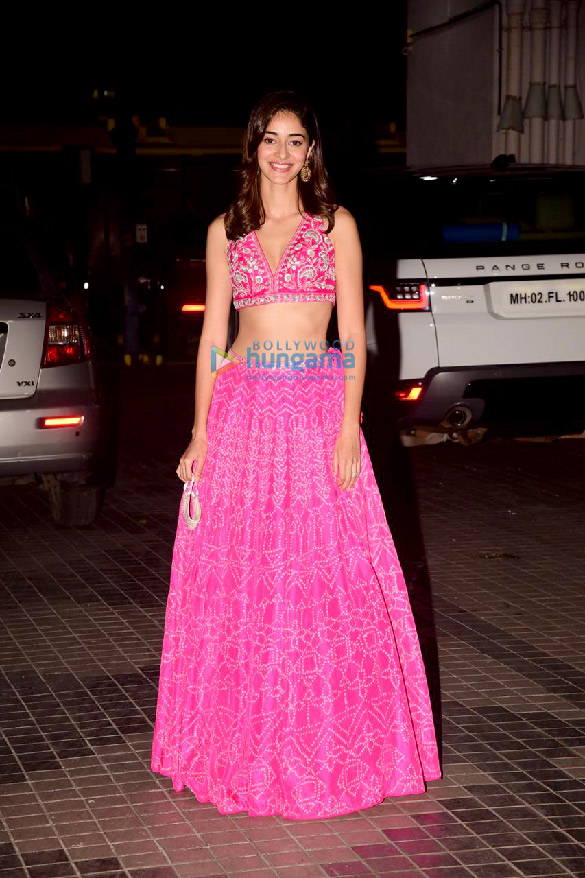 photos ananya panday chunky pandey and others spotted at diwali party 7