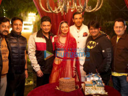 Photos: Divya Khosla Kumar celebrates her birthday on the sets of Satyameva Jayate 2 with Bhushan Kumar, John Abraham and Milap Zaveri!