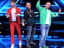 Photos: Himesh Reshammiya, Vishal Dadlani & host Aditya Narayan snapped at India’s Best Dancer set